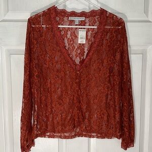 New! Beyond the radar/boot barn, lace blouse cover-up